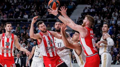 Ρεάλ Μαδρίτης-Ολυμπιακός 90-85: Άγγιξε την υπέρβαση επιστρέφοντας από το -24