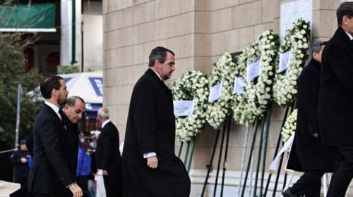 Το τελευταίο αντίο στην πριγκίπισσα Ειρήνη: Στη Μητρόπολη Παύλος, Νικόλαος, Φίλιππος -Στο Τατόι η ταφή [εικόνες - βίντεο]