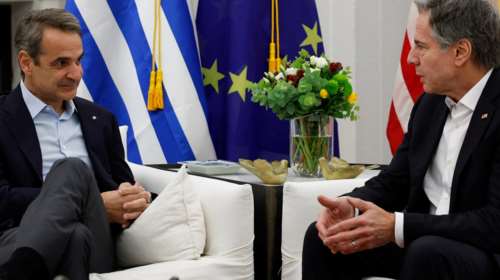Μπλίνκεν σε Μητσοτάκη: Δεν θυμάμαι καμία άλλη εποχή που οι σχέσεις Ελλάδας - ΗΠΑ ήταν τόσο ισχυρές