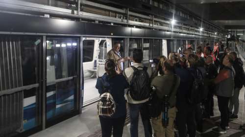 Μετρό Θεσσαλονίκης: Πραγματοποιήθηκε το πρώτο δοκιμαστικό δρομολόγιο με επιβάτες [εικόνες - βίντεο]