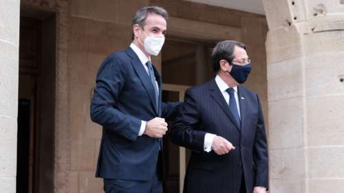 Τηλεφωνική επικοινωνία Μητσοτάκη - Αναστασιάδη ενόψει πενταμερούς και Ευρωπαϊκού Συμβουλίου