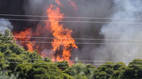 Μάχη με τις φλόγες στην Πάτρα: Εκκενώνονται τα χωριά Πλατανόβρυση και Αγία Παρασκευή [εικόνες-βίντεο]