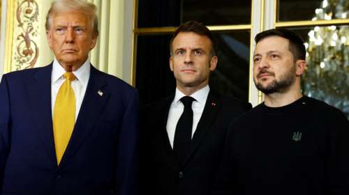 Συνάντηση Τραμπ - Μακρόν στην πρώτη επίσκεψη του εκλεγμένου Αμερικανού προέδρου εκτός ΗΠΑ - Και τριμερής συνάντηση με τον Ζελένσκι