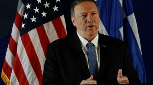 Πόντιος Πιλάτος ο Πομπέο: Καλεί Ελλάδα και Τουρκία να μειώσουν τις εντάσεις στην Ανατoλική Μεσόγειο