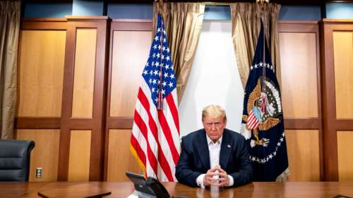 Παραλήρημα Τραμπ: Εκανε 17 tweets μέσα σε μία ώρα μέσα από το νοσοκομείο- &quot;Ψηφίστε με&quot;