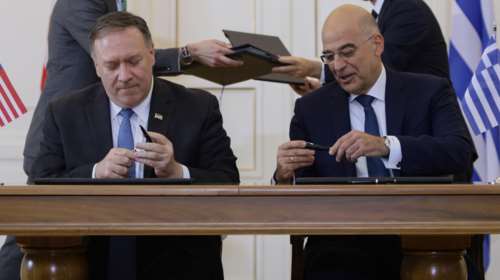 Έκτακτη συνάντηση Δένδια - Πομπέο την Παρασκευή στη Βιέννη