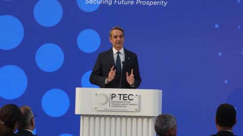 Live η ομιλία Μητσοτάκη στη σύνοδο για την ενέργεια στο Ζάππειο