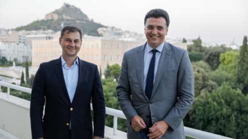 Θεοχάρης: &quot;Παραδίδω το Brand Ελλάδα πιο δυνατό από ποτέ&quot; - Κικίλιας: &quot;Στην επόμενη σελίδα δεν περισσεύει κανείς&quot;