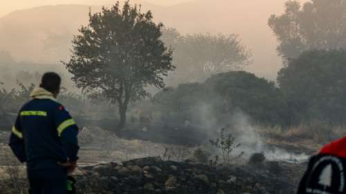 Ηράκλειο: Φωτιά στο Δήμο Φαιστού - Μεγάλη επιχείρηση με επίγεια και εναέρια μέσα