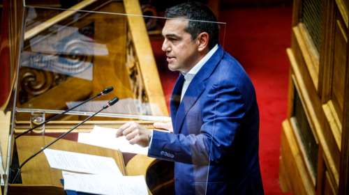 Δευτερολογία Τσίπρα: Το να μου κουνάτε εσείς το δάχτυλο για διπλή στάση στα θέματα εξωτερικής πολιτικής πάει πολύ