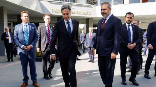 Χωρίς δηλώσεις έληξε η συνάντηση Μπλίνκεν - Φιντάν μετά από 2,5 ώρες - Στο επίκεντρο ο πόλεμος στο Ισραήλ