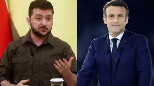 Αιχμή Ζελένσκι: Καλεί τον Μακρόν στην Ουκρανία να διαπιστώσει ο ίδιος τη &quot;γενοκτονία&quot;