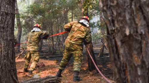 Καίγεται για έκτη μέρα το Εθνικό Πάρκο Δαδιάς στον Έβρο - Καλύτερη η εικόνα σε Λέσβο και Ηλεία