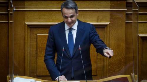 Μητσοτάκης στην Βουλή για τις υποκλοπές: Η επιστολή Ράμμου δεν είχε ονόματα- Πού τα βρήκατε εσείς κ. Τσίπρα;