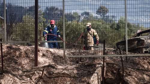 Νέα αναζωπύρωση στην Πάρνηθα – Κοντά στο Φρούριο της Φυλής