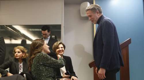 Γερουλάνος, Γεροβασίλη και Αχτσιόγλου μαζί σε παρουσίαση βιβλίου: Οι ατάκες, τα υπονοούμενα και οι παρουσίες