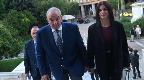 Κώστας Καραμανλής: Σπάνια εμφάνιση με την 22χρονη κόρη του, Αλίκη [εικόνες]