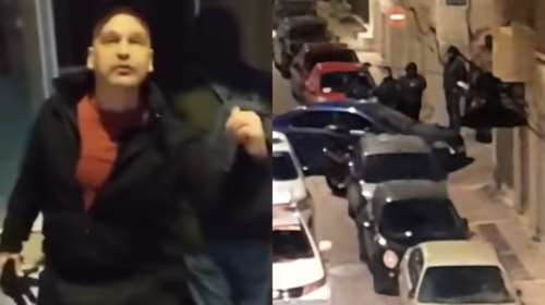 Ρουβίκωνας: Βίντεο από την προσαγωγή του Καλαϊτζίδη για την επίθεση σε λάθος εταιρεία - "Θα με πάρετε τέζα"