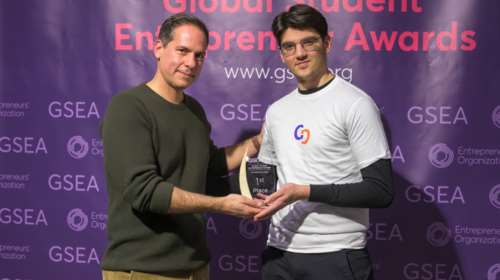 Φοιτητής του Οικονομικού Πανεπιστημίου Αθηνών κερδίζει τον Εθνικό Διαγωνισμό για τα Global Student Entrepreneur Awards