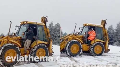 Στενή Ευβοίας: Μαραθώνια διάσωση 9 ωρών δύο εγκλωβισμένων σε ΙΧ δίπλα σε γκρεμό λόγω παγετού [βίντεο]