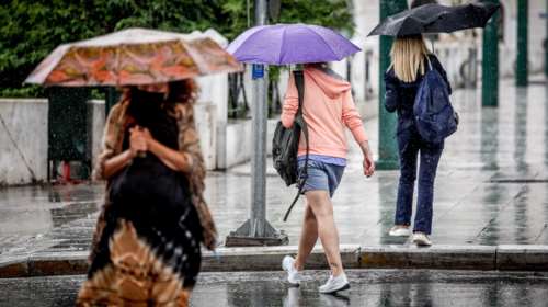 Εκτακτο δελτίο ΕΜΥ: Ισχυρές βροχές και καταιγίδες από το βράδυ του Σαββάτου σε 8 περιοχές