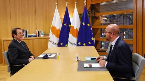 Συνάντηση Αναστασιάδη – Μισέλ μια μέρα πριν τη Σύνοδο: Τι είπαν για τη Τουρκία