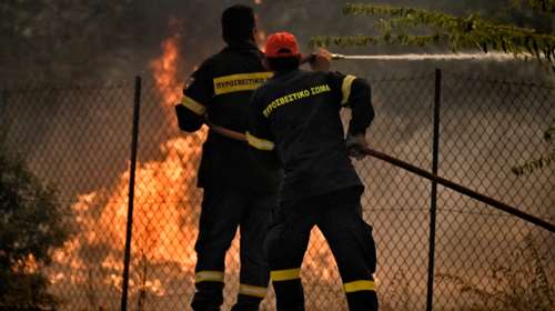 Φωτιά στην Πέλλα: Καίει σε χορτολιβαδική έκταση στο Αχλαδοχώρι