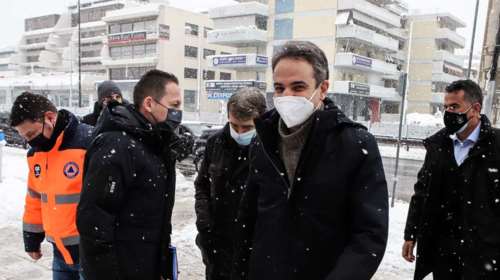 Μητσοτάκης: Πρωτόγνωρα τα καιρικά φαινόμενα - Να αποφεύγουμε τις περιττές μετακινήσεις