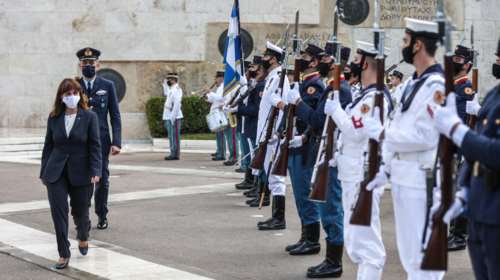 Σακελλαροπούλου για απελευθέρωση Αθήνας: Η 12η Οκτωβρίου του 1944 υπήρξε ορόσημο ελπίδας και ανάτασης