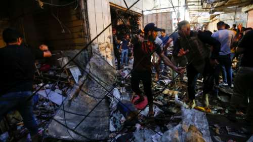Ιράκ: Τουλάχιστον 31 νεκροί, δεκάδες τραυματίες στην επίθεση αυτοκτονίας σε αγορά στη Σαντρ Σίτι