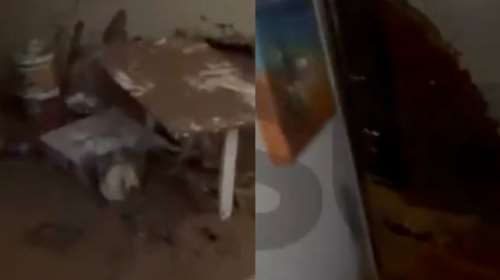 Τρόμος για οικογένεια στη Βάρη: Τα νερά έσπασαν την πόρτα και μπήκαν στο σπίτι - Παραλίγο να εγκλωβιστούν [βίντεο]