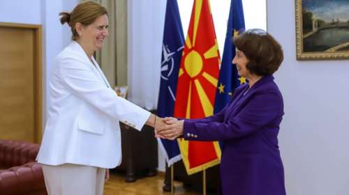 Βόρεια Μακεδονία: Η πρέσβης της Ελλάδας συναντήθηκε με την πρόεδρο της Δημοκρατίας, Γκορντάνα Σιλιάνοφσκα - Τι συζήτησαν