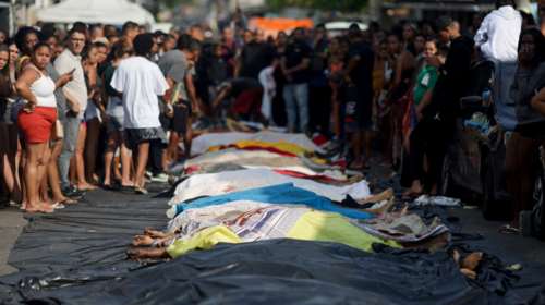 Βραζιλία: Κανένας από τους 117 νεκρούς του αστυνομικού μακελειού δεν ήταν σε λίστα υπόπτων