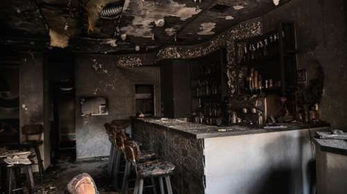 Εκρηξη σε καφετέρια στο Περιστέρι - Τεράστιες υλικές ζημιές [εικόνες - βίντεο]