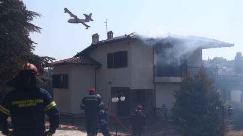 Καλύτερη εικόνα από την φωτιά στη Θεσσαλονίκη, χωρίς ενεργό μέτωπο η Τζια - 48 πυρκαγιές από το πρωί στην χώρα