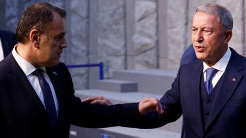 Σύνοδος ΝΑΤΟ: Ο διάλογος Παναγιωτόπουλου με Ακάρ - &quot;Όσο υπάρχει μεταξύ μας επικοινωνία, όλα είναι εφικτά&quot; [Βίντεο]