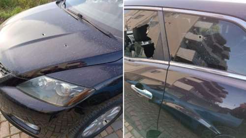 Χανιά: Γάζωσαν με σφαίρες το αυτοκίνητο δημοτικής συμβούλου [εικόνες]