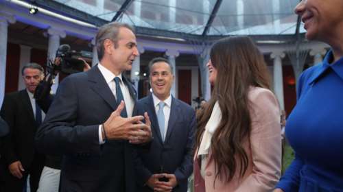 Το νέο τετ α τετ Μητσοτάκη - Γκίλφοϊλ στη διάσκεψη για την ενέργεια στο Ζάππειο [εικόνες - βίντεο]