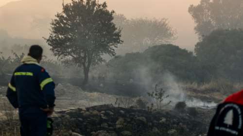 Φωτιά στη Χαλκίδα: Καλύτερη η εικόνα - Προς Νέα Λάμψακο κινείται το μέτωπο