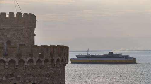 Θεσσαλονίκη: Το παρθενικό ταξίδι του πλοίου &quot;Smyrna di Levante&quot; - Η ακτοπλοϊκή σύνδεση με τη Σμύρνη [Εικόνες]