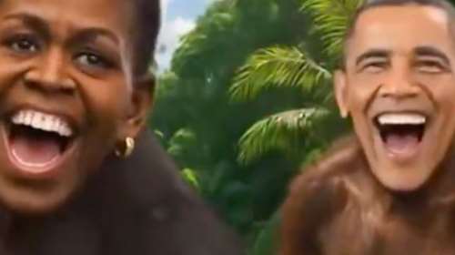 Σάλος με την ανάρτηση Τραμπ: Δημοσίευσε βίντεο που απεικονίζει τους Ομπάμα σαν... πιθήκους