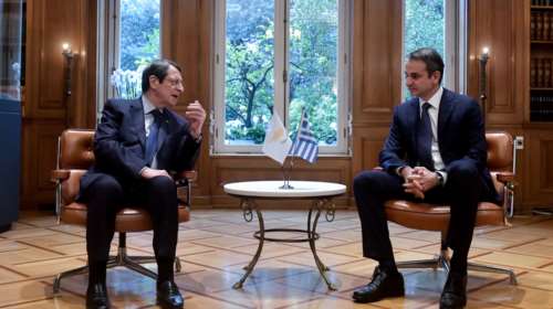 Συνομιλία Μητσοτάκη - Αναστασιάδη: Στο επίκεντρο οι τουρκικές προκλήσεις