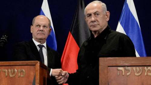 Συνάντηση Νετανιάχου - Σολτς: "Ο κόσμος πρέπει να σταθεί ενωμένος δίπλα στο Ισραήλ για να νικήσει τη Χαμάς"