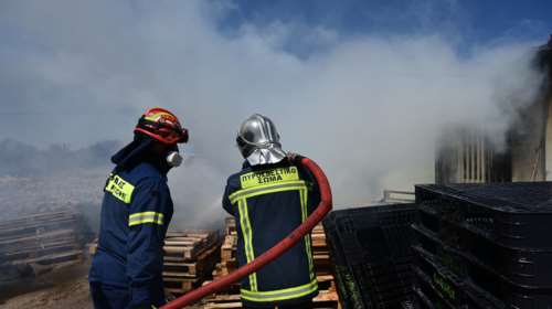 Οριοθετήθηκε η πυρκαγιά μεταξύ Ακτίου και Βόνιτσας