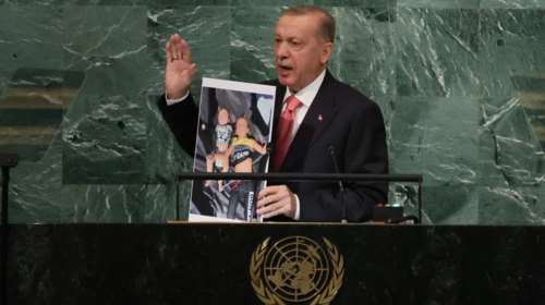 Απίστευτα fake news Ερντογάν στον ΟΗΕ: Πτώματα μωρών στο Αιγαίο, εγκλήματα κατά της ανθρωπότητας από την Ελλάδα