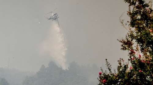 Σέρρες: Φωτιά στο πεδίο βολής στο Μελενικίτσι