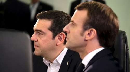 Τσίπρας για ανάρτηση Μακρόν: &quot;Τον συγχαίρω για τα... άπταιστα ελληνικά του&quot;