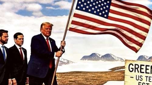 "H Γροιλανδία έδαφος των ΗΠΑ από το 2026": Νέα πρόκληση Τραμπ με φωτογραφία Τεχνητής Νοημοσύνης [εικόνες]