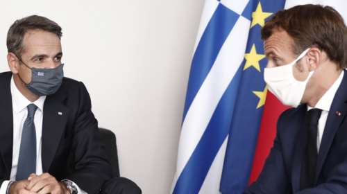 Μητσοτάκης - Μακρόν: Απόλυτη συμφωνία για Τουρκία - Σταματούν οι προκλήσεις αλλιώς κυρώσεις