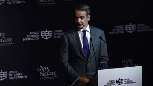 Μητσοτάκης στην Ένωση Εφοπλιστών: &quot;Υποχρέωσή μας να στεκόμαστε κοντά στους συμπολίτες μας όταν μας έχουν ανάγκη&quot;